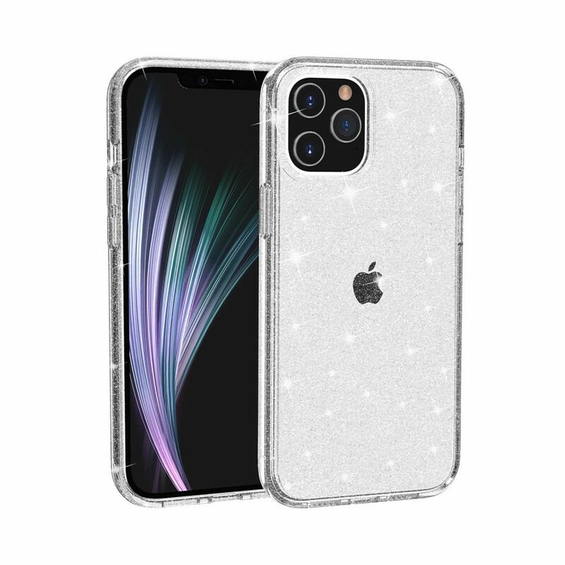 Capa Para iPhone 12 Mini Lantejoulas Transparentes