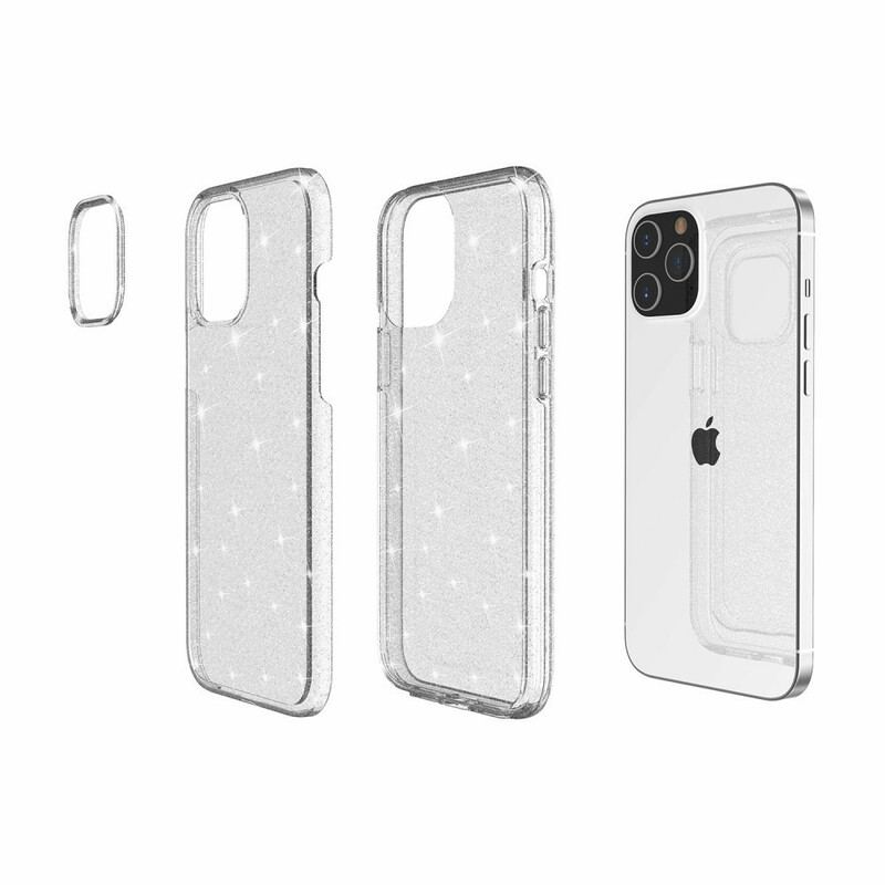 Capa Para iPhone 12 Mini Lantejoulas Transparentes