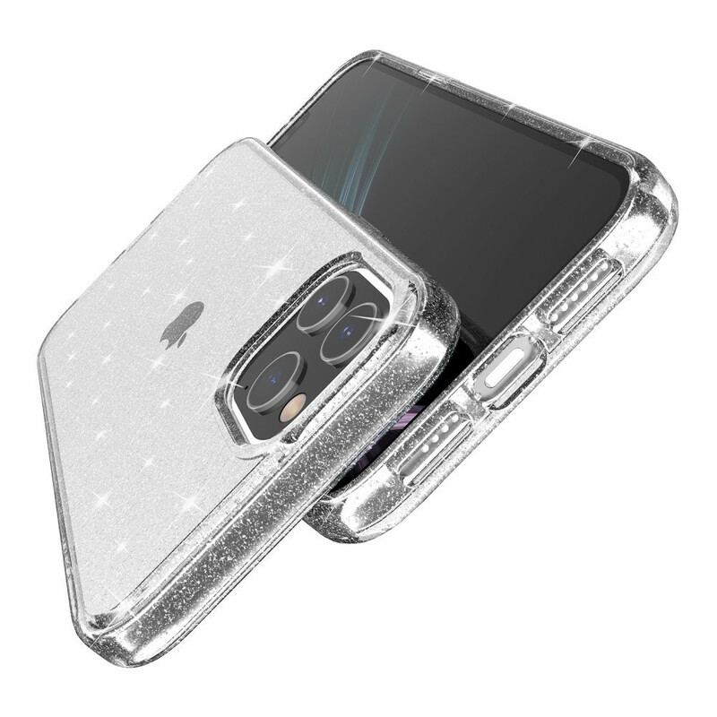 Capa Para iPhone 12 Mini Lantejoulas Transparentes