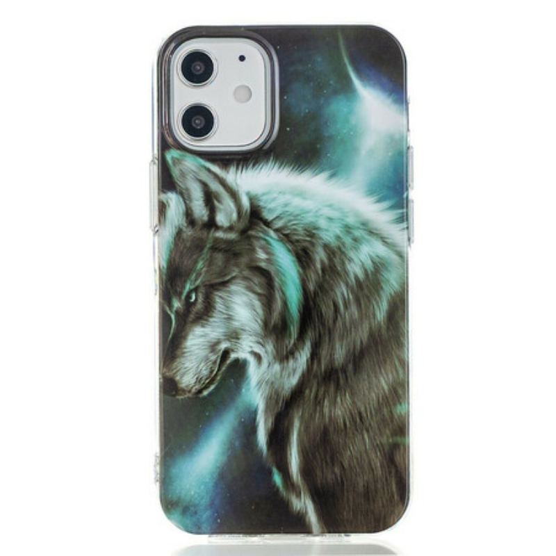 Capa Para iPhone 12 Mini Lobo Real