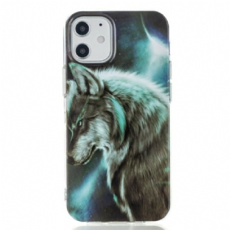 Capa Para iPhone 12 Mini Lobo Real