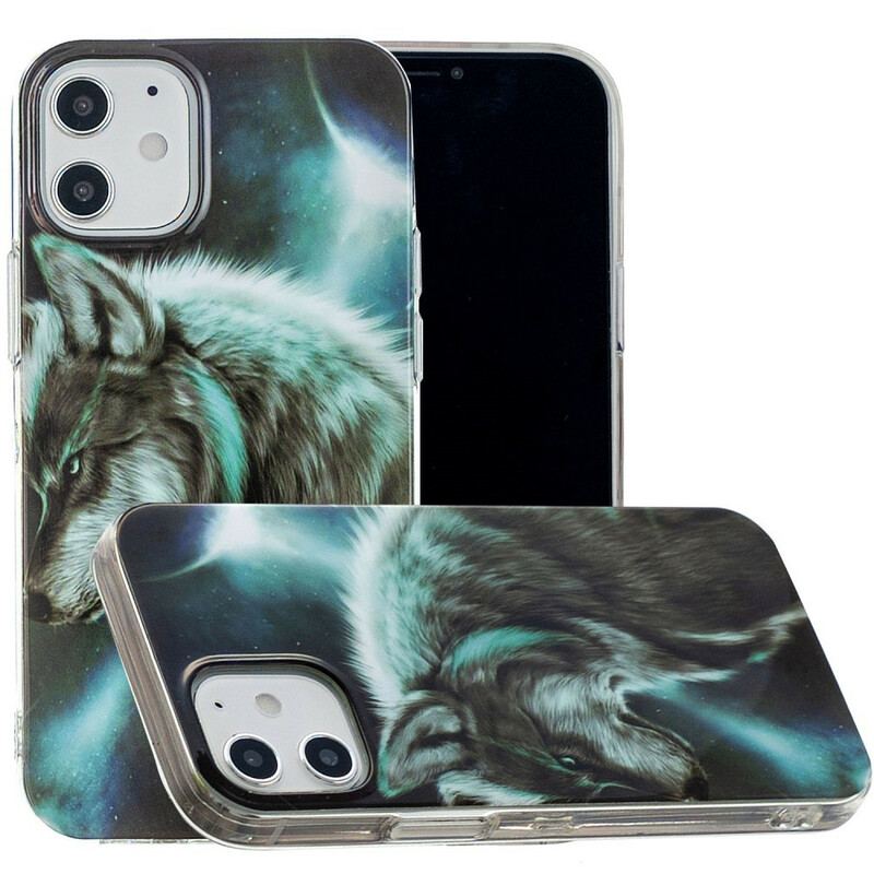 Capa Para iPhone 12 Mini Lobo Real