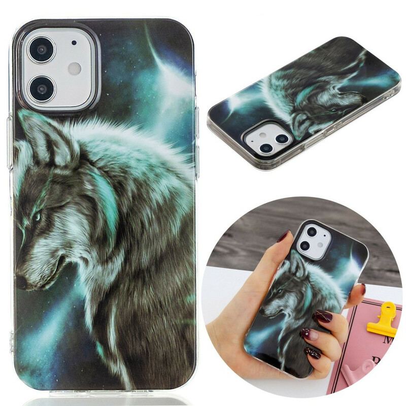 Capa Para iPhone 12 Mini Lobo Real