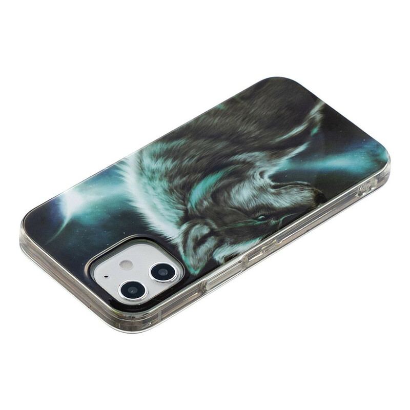 Capa Para iPhone 12 Mini Lobo Real