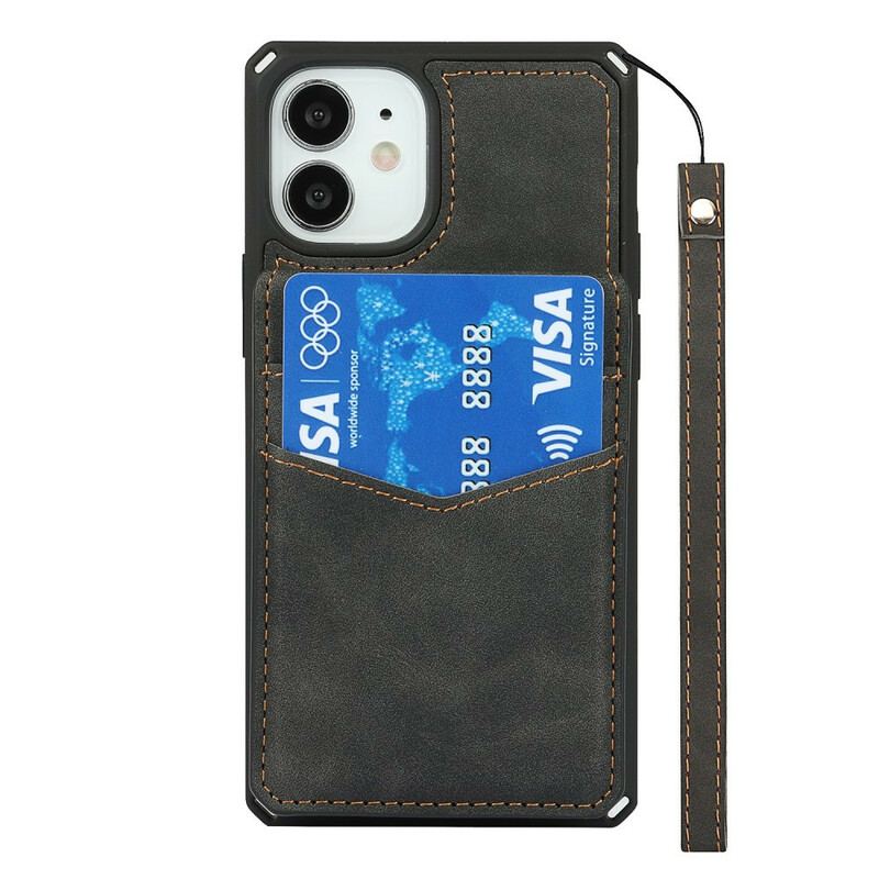 Capa Para iPhone 12 Mini Multifuncional Com Cordão