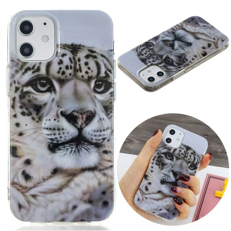 Capa Para iPhone 12 Mini Rei Tigre