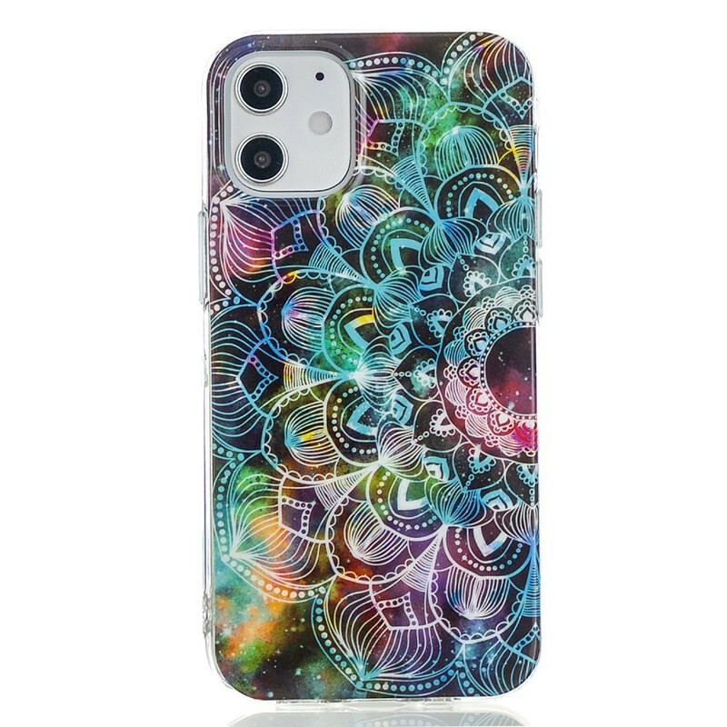 Capa Para iPhone 12 Mini Série Floral Fluorescente