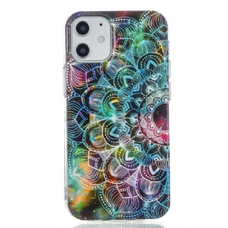 Capa Para iPhone 12 Mini Série Floral Fluorescente