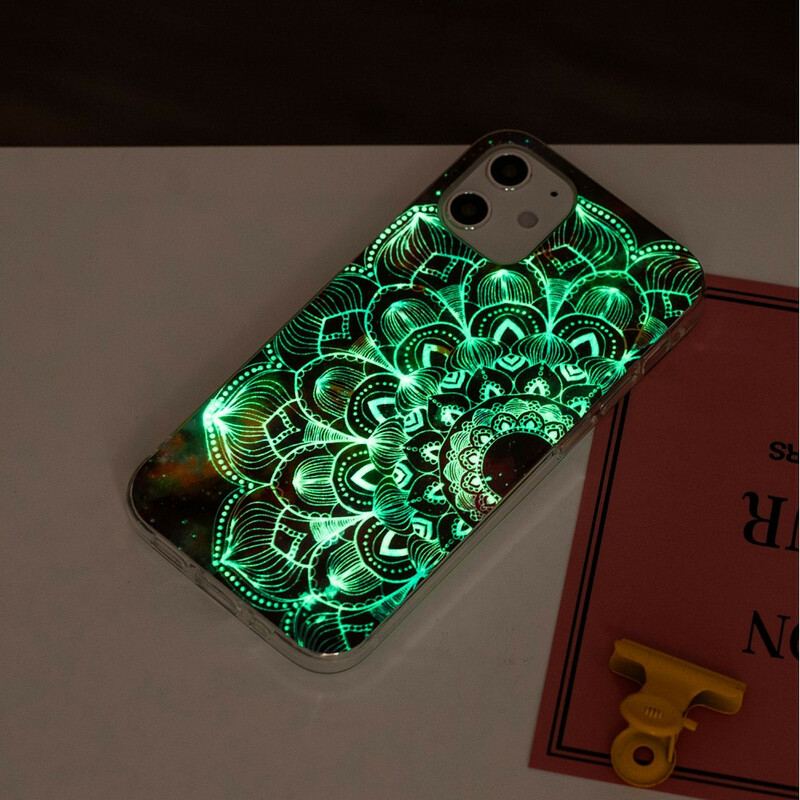 Capa Para iPhone 12 Mini Série Floral Fluorescente