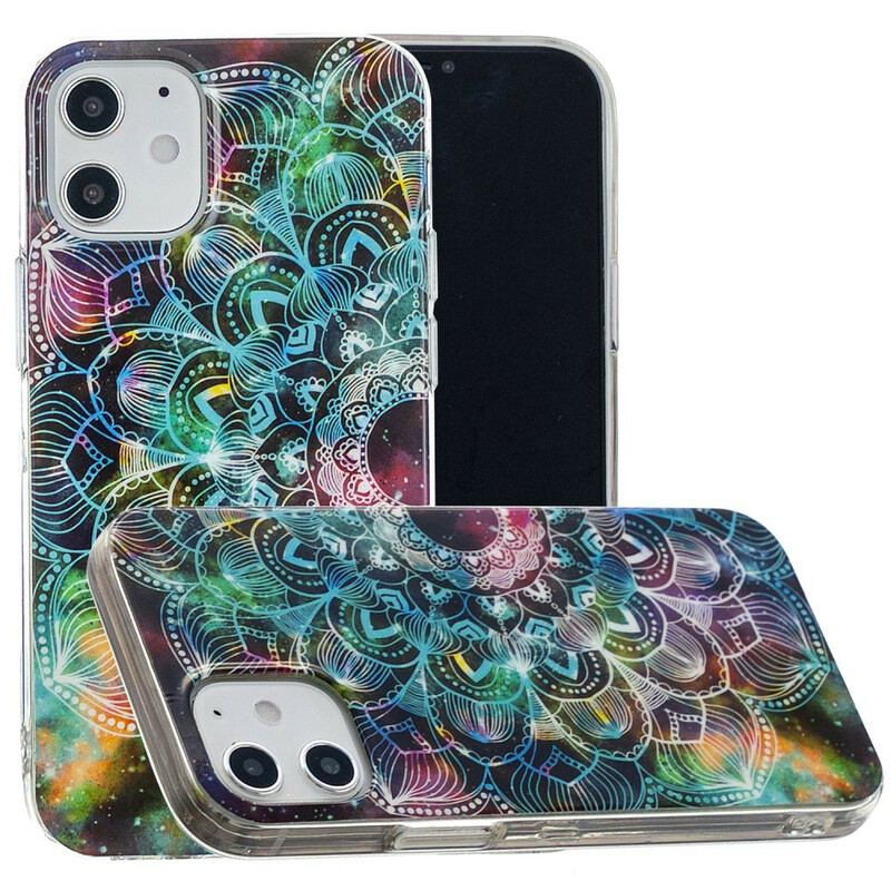 Capa Para iPhone 12 Mini Série Floral Fluorescente