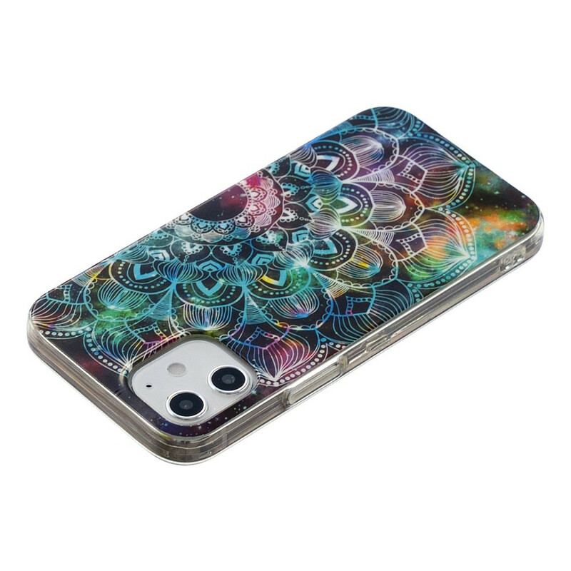 Capa Para iPhone 12 Mini Série Floral Fluorescente