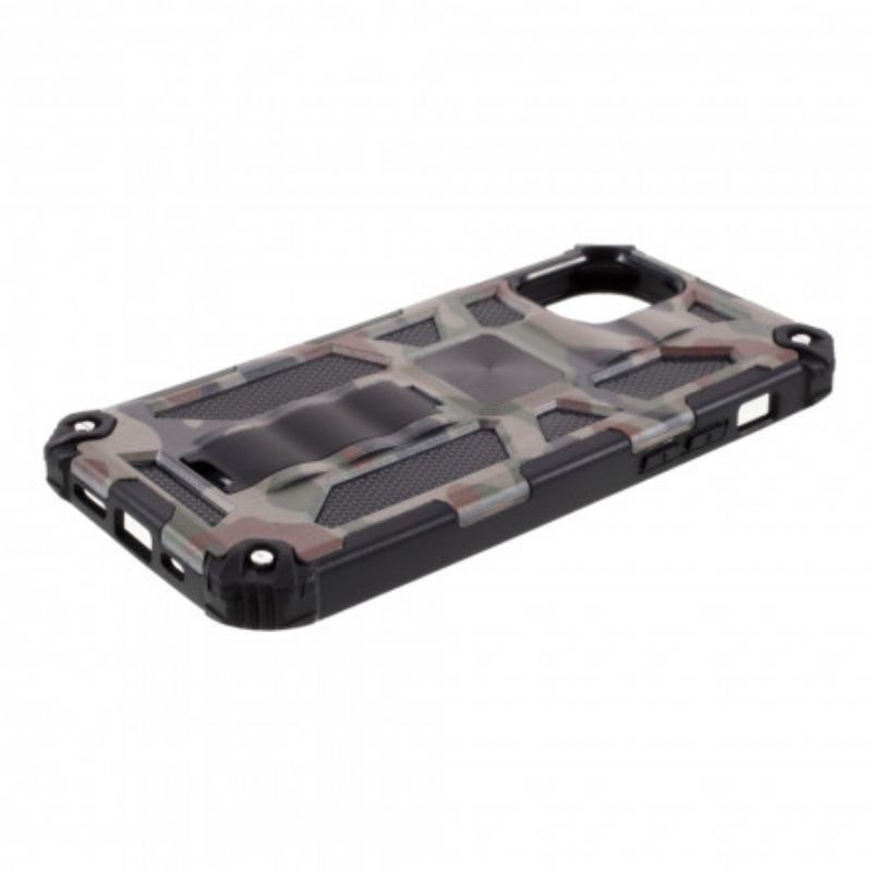 Capa Para iPhone 12 Mini Suporte Removível De Camuflagem