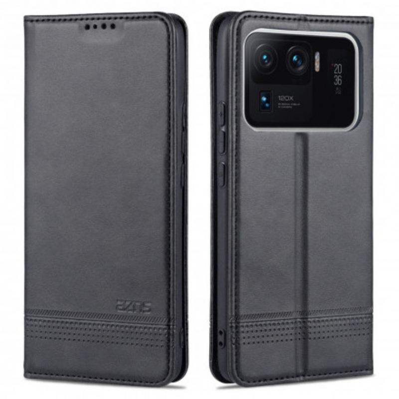 Capa De Celular Para Xiaomi Mi 11 Ultra Flip Estilo De Couro Azns