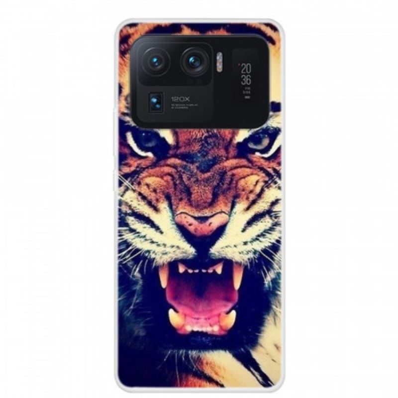 Capa De Celular Para Xiaomi Mi 11 Ultra Tigre Frontal