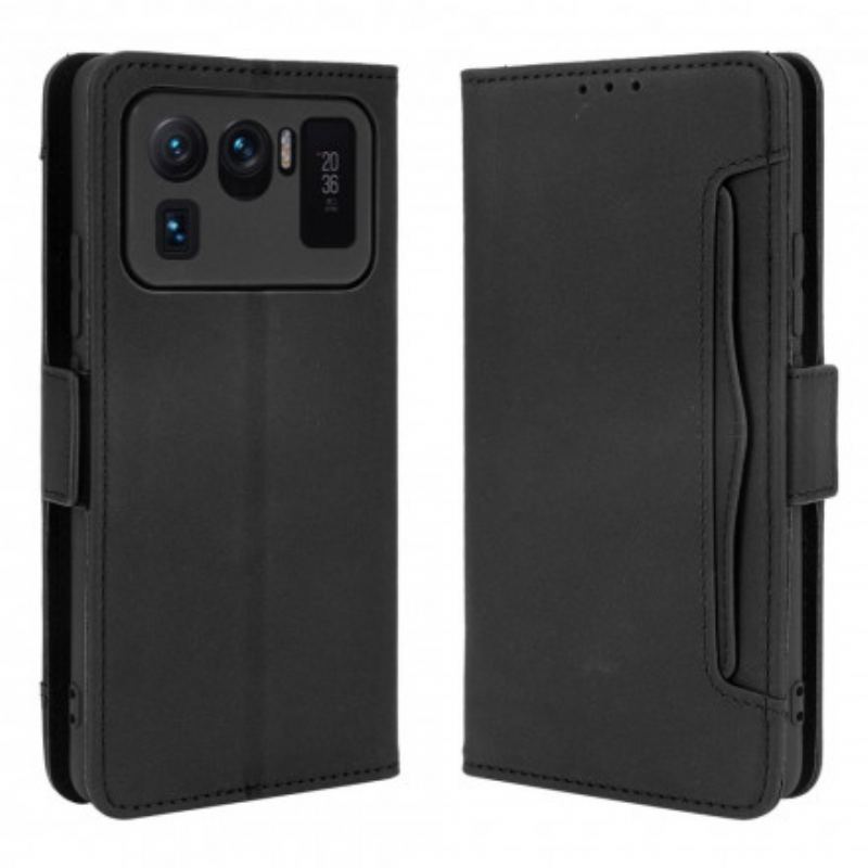 Capa De Couro Para Xiaomi Mi 11 Ultra Multi-card Premier Class