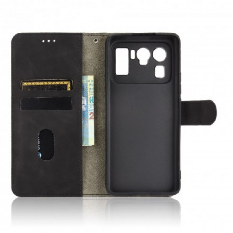 Capa Flip Para Xiaomi Mi 11 Ultra Toque De Pele