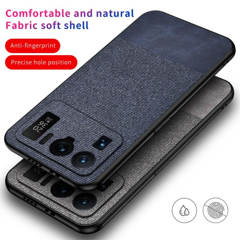 Capa Para Xiaomi Mi 11 Ultra Couro Falso De Textura Dupla