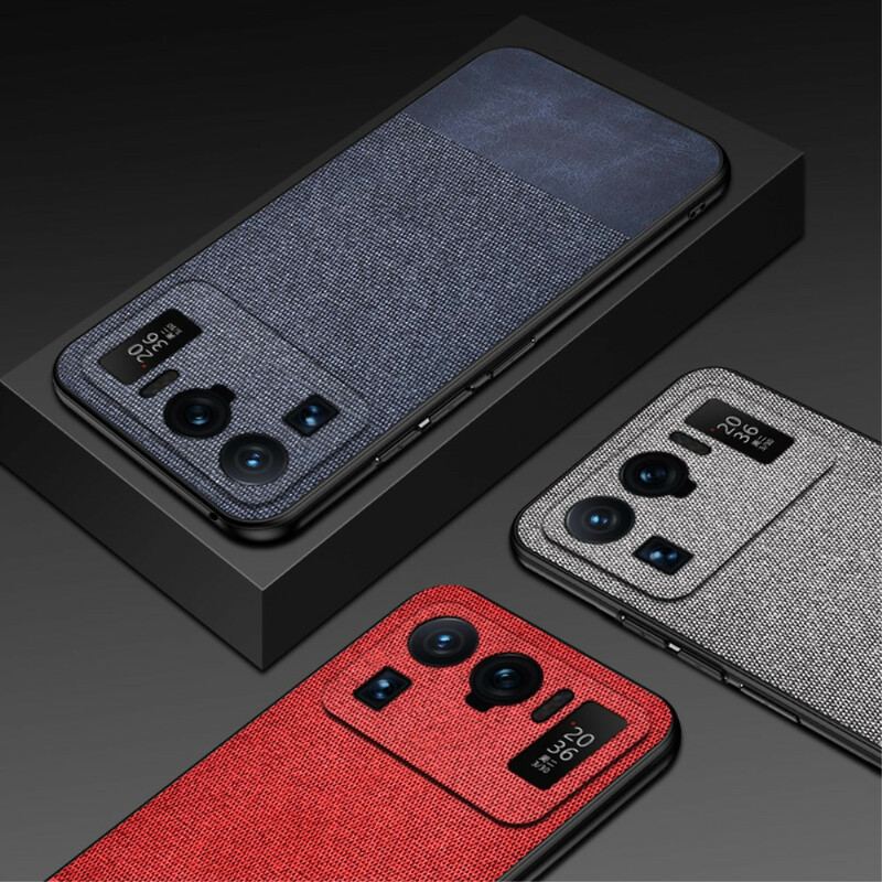 Capa Para Xiaomi Mi 11 Ultra Couro Falso De Textura Dupla