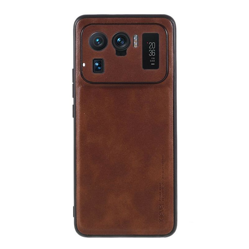 Capa Para Xiaomi Mi 11 Ultra Efeito Couro Vintage X-level