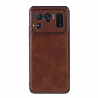 Capa Para Xiaomi Mi 11 Ultra Efeito Couro Vintage X-level