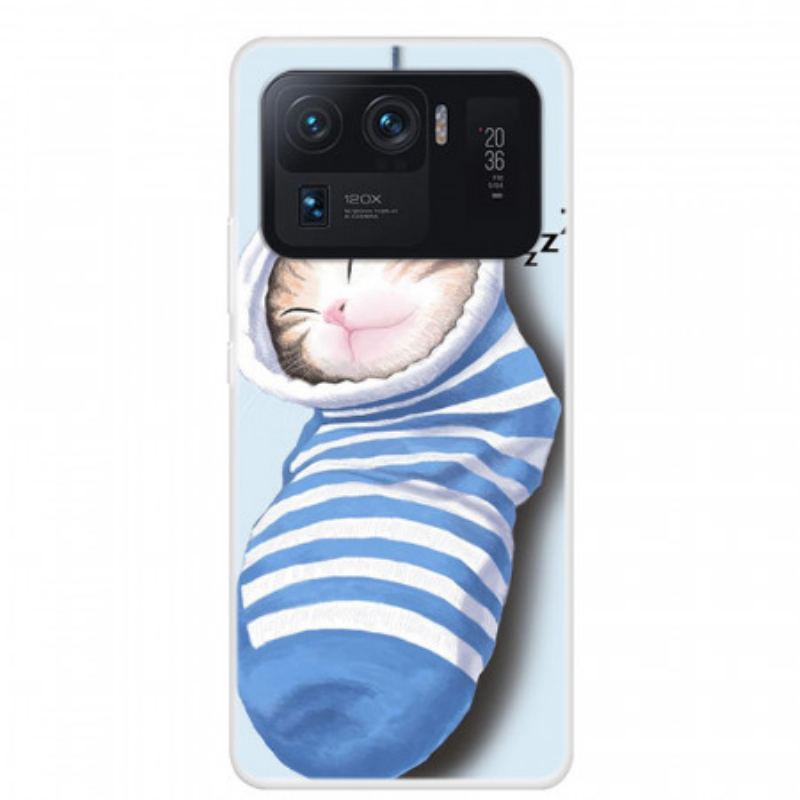 Capa Para Xiaomi Mi 11 Ultra Gatinho Dormindo