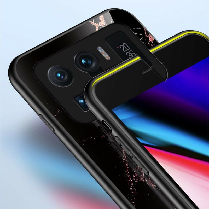 Capa Para Xiaomi Mi 11 Ultra Vidro Temperado De Mármore Colorido