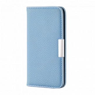 Capa De Celular Para Samsung Galaxy A22 5G Flip Couro Falso Lichia Ultra Chic