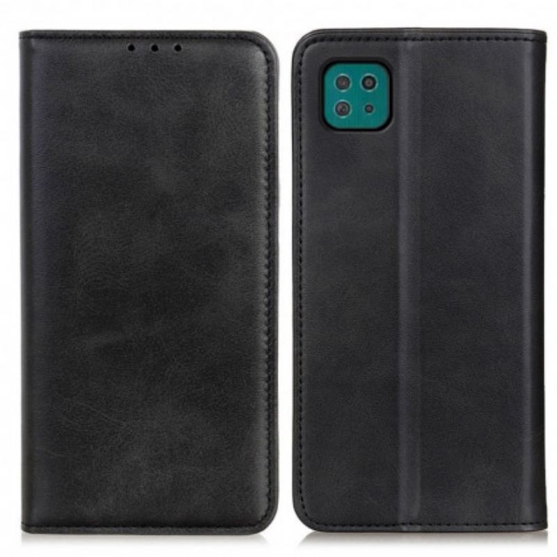 Capa De Celular Para Samsung Galaxy A22 5G Flip Couro Rachado