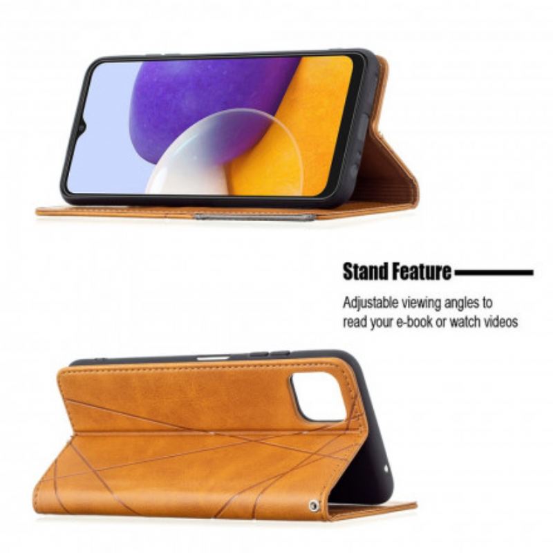 Capa De Celular Para Samsung Galaxy A22 5G Flip Estilo Do Artista