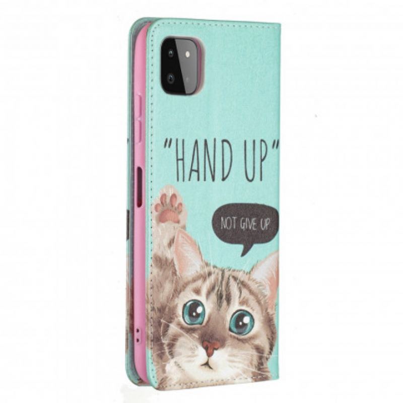 Capa De Celular Para Samsung Galaxy A22 5G Flip Hand-up