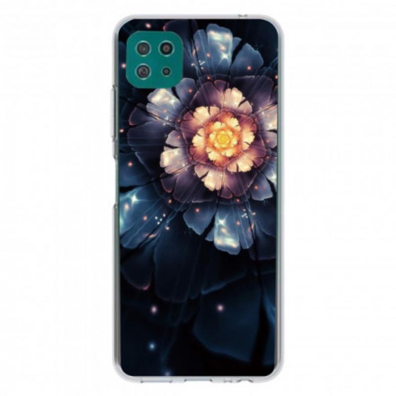 Capa De Celular Para Samsung Galaxy A22 5G Flores Flexíveis