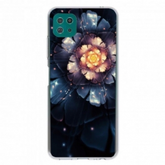 Capa De Celular Para Samsung Galaxy A22 5G Flores Flexíveis