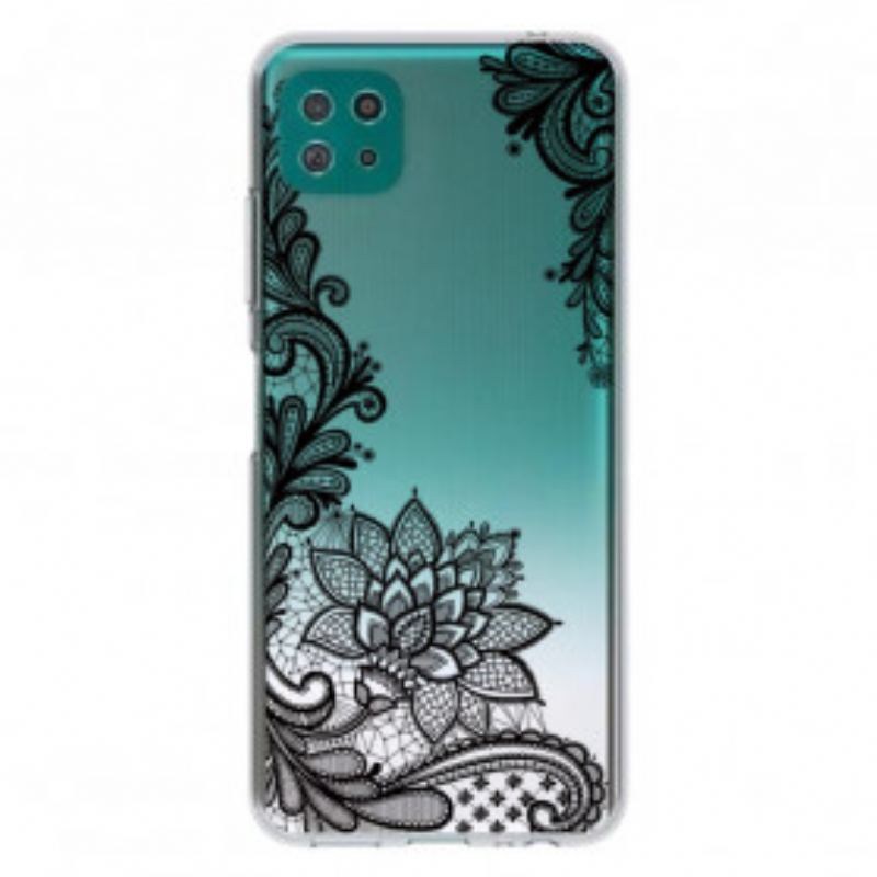 Capa De Celular Para Samsung Galaxy A22 5G Linda Renda