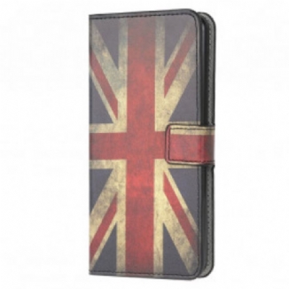 Capa Flip Para Samsung Galaxy A22 5G Bandeira Da Inglaterra