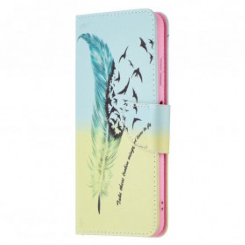 Capa Folio Para Samsung Galaxy A22 5G Aprender A Voar