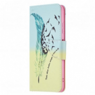 Capa Folio Para Samsung Galaxy A22 5G Aprender A Voar