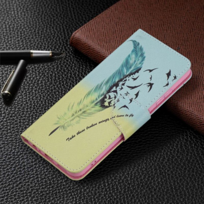 Capa Folio Para Samsung Galaxy A22 5G Aprender A Voar