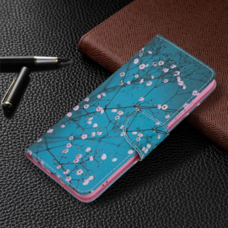 Capa Folio Para Samsung Galaxy A22 5G Árvore Florida