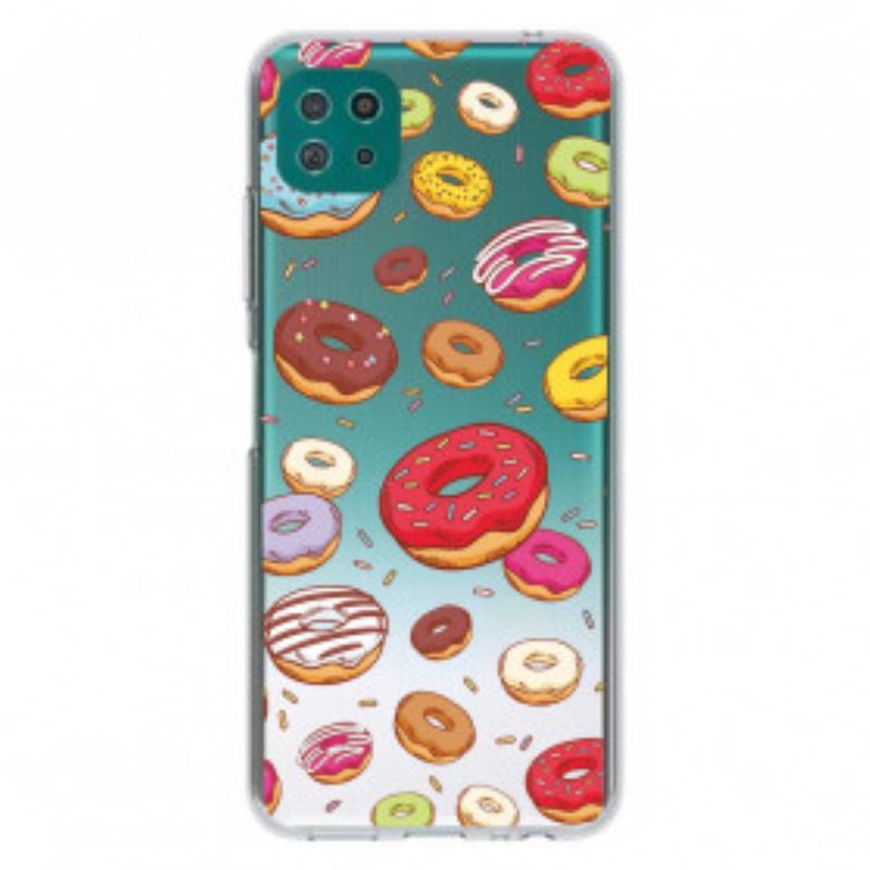 Capa Para Samsung Galaxy A22 5G Amo Rosquinhas