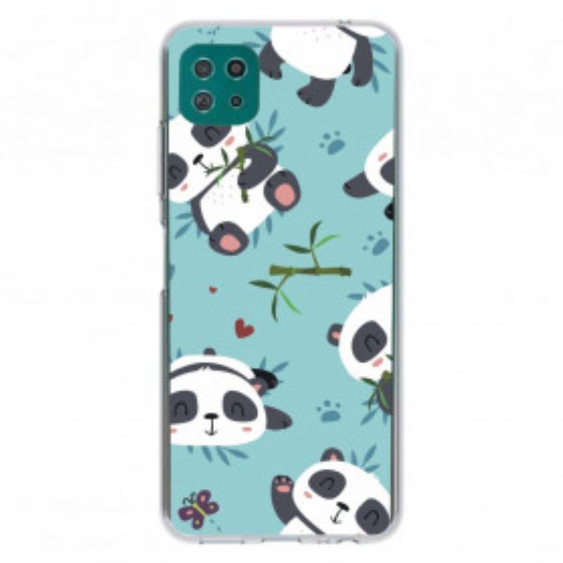 Capa Para Samsung Galaxy A22 5G Bando De Pandas