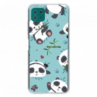 Capa Para Samsung Galaxy A22 5G Bando De Pandas