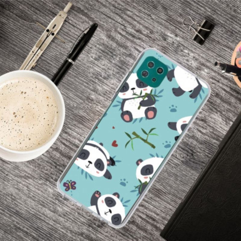 Capa Para Samsung Galaxy A22 5G Bando De Pandas