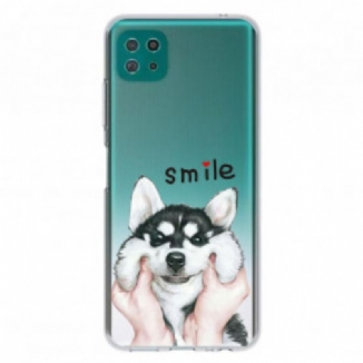 Capa Para Samsung Galaxy A22 5G Cachorro Sorridente