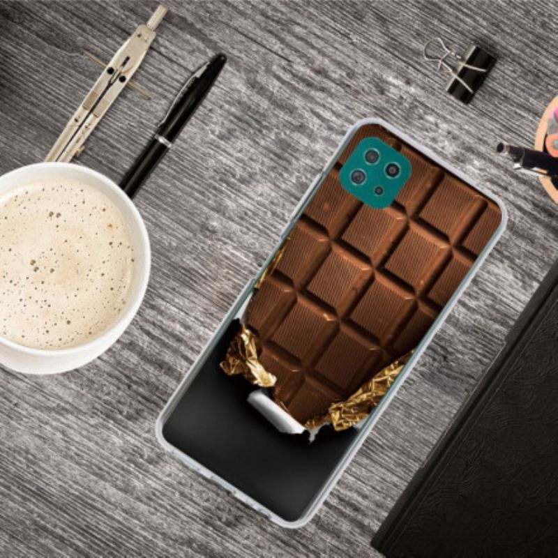 Capa Para Samsung Galaxy A22 5G Chocolate Flexível