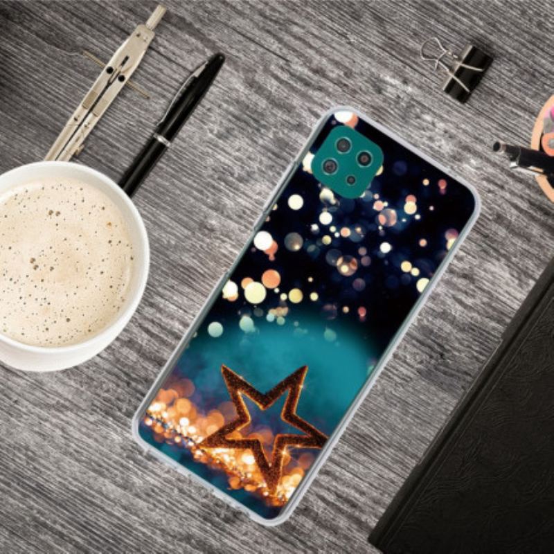 Capa Para Samsung Galaxy A22 5G Estrela Flexível