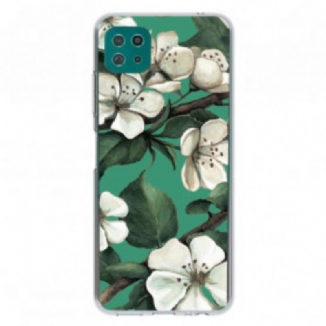 Capa Para Samsung Galaxy A22 5G Flor Colorida