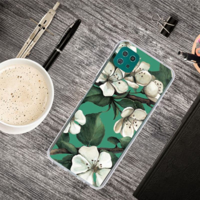 Capa Para Samsung Galaxy A22 5G Flor Colorida