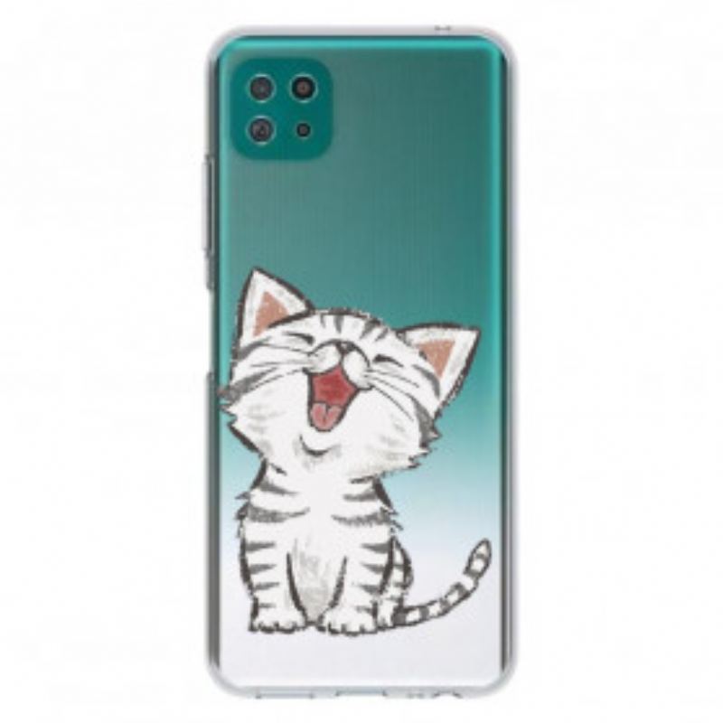 Capa Para Samsung Galaxy A22 5G Gato Fofo