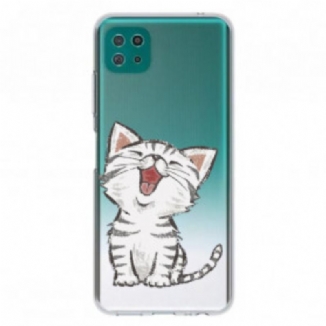 Capa Para Samsung Galaxy A22 5G Gato Fofo