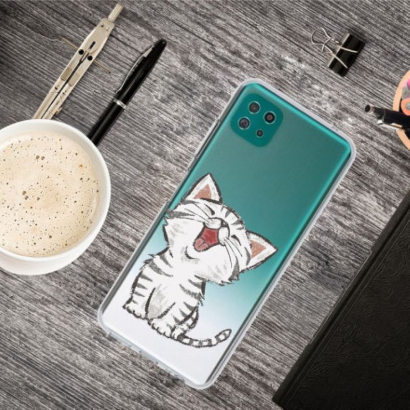 Capa Para Samsung Galaxy A22 5G Gato Fofo